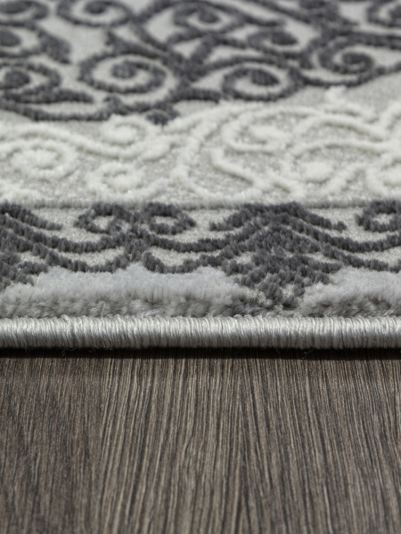 Российский овальный ковёр GL074G GREY / GREY
