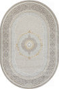 Российский овальный ковёр GL090E BROWN / BROWN