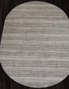Российский овальный ковёр GL092A BROWN / BROWN