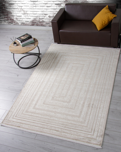 Российский прямоугольный ковёр H883AD L.BEIGE / BEIGE