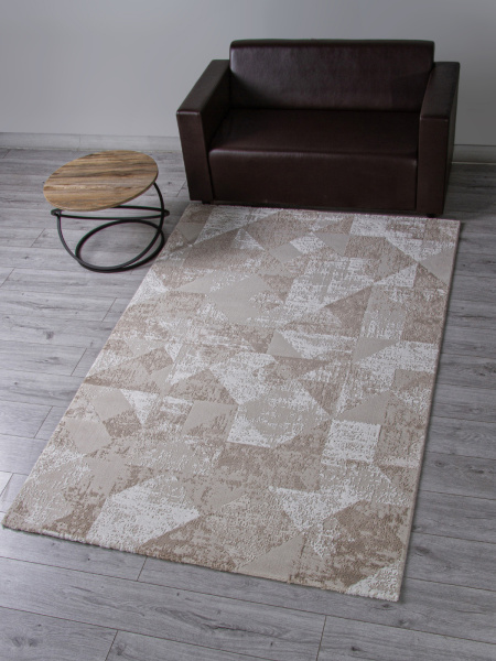 Российский прямоугольный ковёр H921AC BEIGE / WHITE