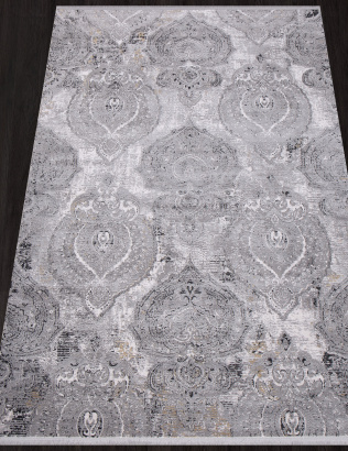 Российский прямоугольный ковёр K460A CREAM / GRAY