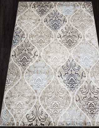 Российский прямоугольный ковёр L013 CREAM-BROWN
