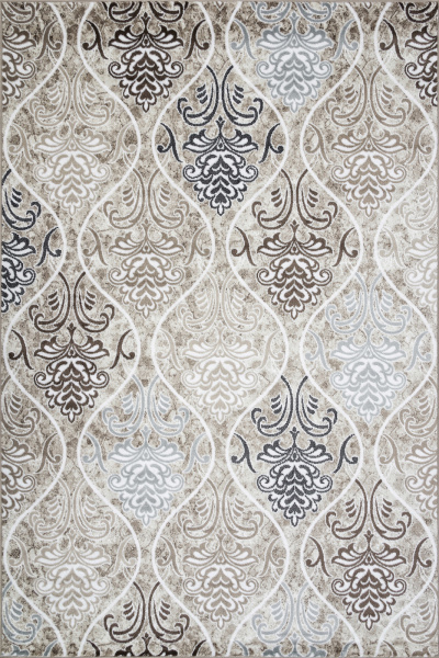 Российский прямоугольный ковёр L013 CREAM-BROWN