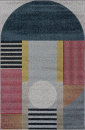 Российский прямоугольный ковёр L027 MULTICOLOR