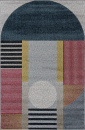 Российский прямоугольный ковёр L027 MULTICOLOR