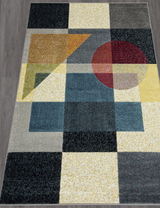 Российский прямоугольный ковёр L028 MULTICOLOR
