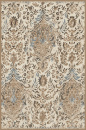 Российский прямоугольный ковёр L029 BEIGE