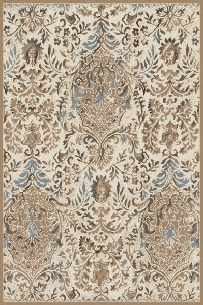 Российский прямоугольный ковёр L029 BEIGE