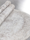 Российский овальный ковёр L252A CREAM SHRINK / VIZON FDY