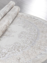 Российский овальный ковёр L270A CREAM SHRINK / VIZON FDY