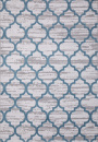 Российский прямоугольный ковёр M012A D.GREY SHRINK / L.BLUE HEATSET