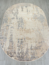 Российский овальный ковёр M027A LIGHT BEIGE / TAUPE