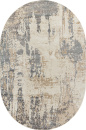 Российский овальный ковёр M027A LIGHT BEIGE / TAUPE