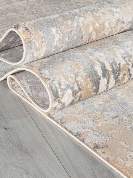 Российский прямоугольный ковёр M027A LIGHT BEIGE / TAUPE