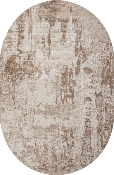 Российский овальный ковёр M027A WHITE / BONE