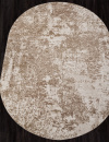 Российский овальный ковёр M028A CREAM / BEIGE