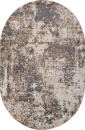Российский овальный ковёр M028A CREAM / GRAY