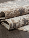 Российский овальный ковёр M028A CREAM / GRAY