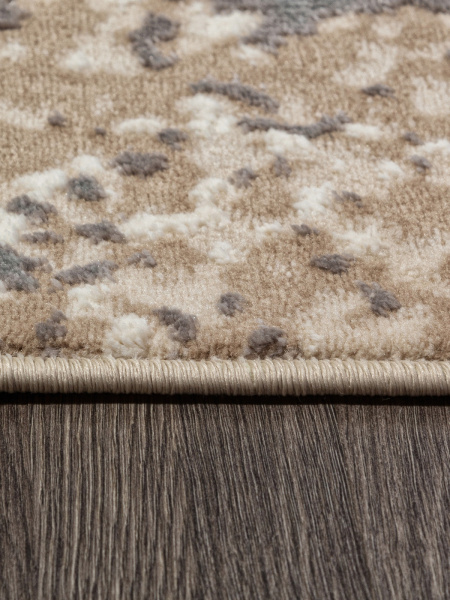 Российский овальный ковёр M028A CREAM / GRAY