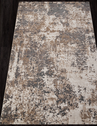 Российский прямоугольный ковёр M028A CREAM / GRAY