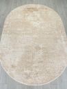 Российский овальный ковёр M028A LIGHT BEIGE / BEIGE
