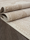Российский прямоугольный ковёр M029A WHITE / LIGHT BEIGE