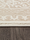 Российский прямоугольный ковёр M029A WHITE / LIGHT BEIGE