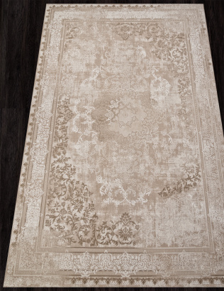Российский прямоугольный ковёр M030A LIGHT BEIGE / CREAM