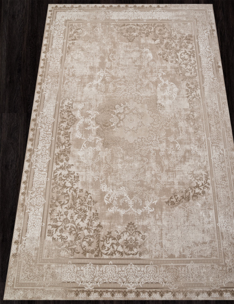 Российский прямоугольный ковёр M030A LIGHT BEIGE / CREAM