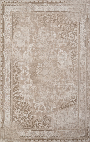 Российский прямоугольный ковёр M030A LIGHT BEIGE / CREAM