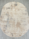 Российский овальный ковёр M043A BONE / GRAY