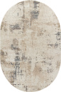 Российский овальный ковёр M043A BONE / GRAY