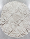Российский овальный ковёр MX014 BEIGE