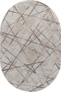 Российский овальный ковёр MX014 BEIGE