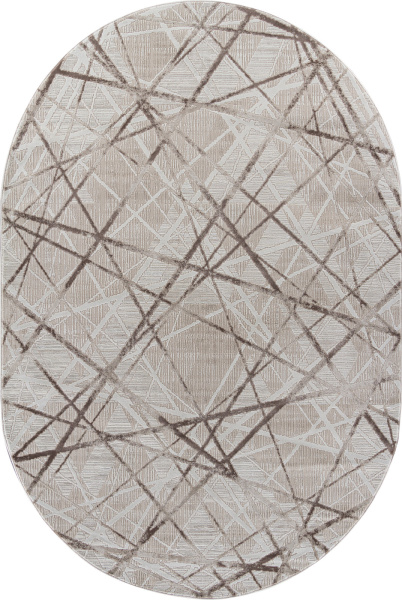 Российский овальный ковёр MX014 BEIGE