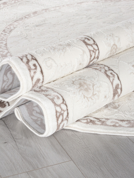 Российский овальный ковёр MX018 BEIGE