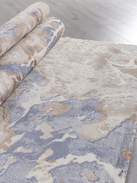 Российский прямоугольный ковёр O1119 730 BEIGE / BLUE