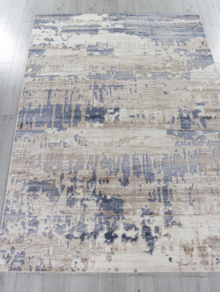 Российский прямоугольный ковёр O1121 730 BEIGE / BLUE