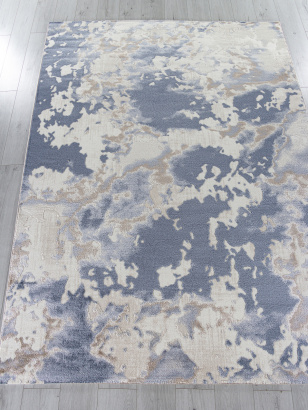 Российский прямоугольный ковёр O1125 730 BEIGE / BLUE