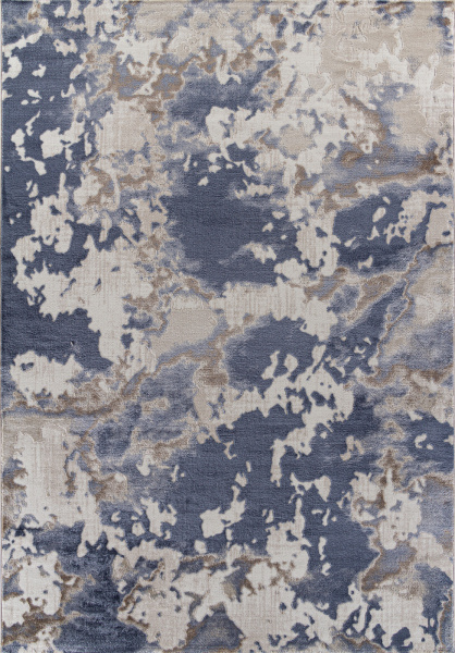 Российский прямоугольный ковёр O1125 730 BEIGE / BLUE