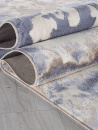Российский прямоугольный ковёр O1125 730 BEIGE / BLUE