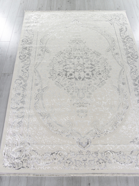 Российский прямоугольный ковёр O1458 095 GREY