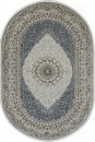 Российский овальный ковёр O1464 096 GREY