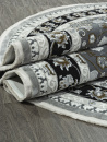 Российский овальный ковёр O1467 090 BLACK
