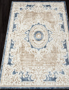 Российский прямоугольный ковёр O1701 630 CREAM / BLUE
