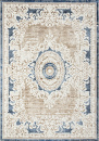 Российский прямоугольный ковёр O1701 630 CREAM / BLUE