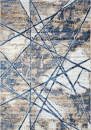 Российский прямоугольный ковёр O1702 630 CREAM / BLUE