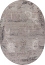 Российский овальный ковёр O1899 995 GREY / GREY
