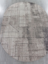 Российский овальный ковёр O2131 995 GREY / GREY